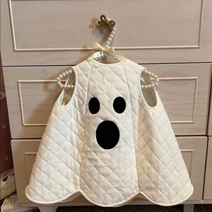 Quilted Ghost Costume for Kids - Cream